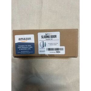 Hausun SLIDING DOOR Handle Set Fits Standard 3-15/16" Slots White,Non-Handed